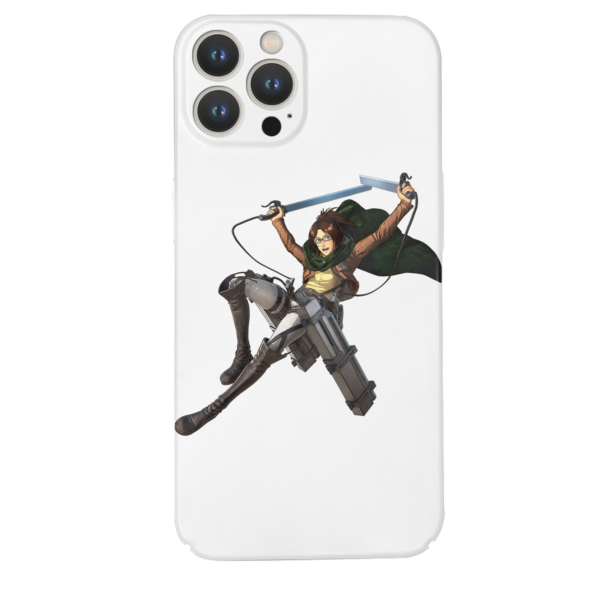 （画像用） 進撃の巨人 ハンジ·ゾエ Attack on Titan Hanji Zoe 【iPhone 14シリーズ対応】ハードケース